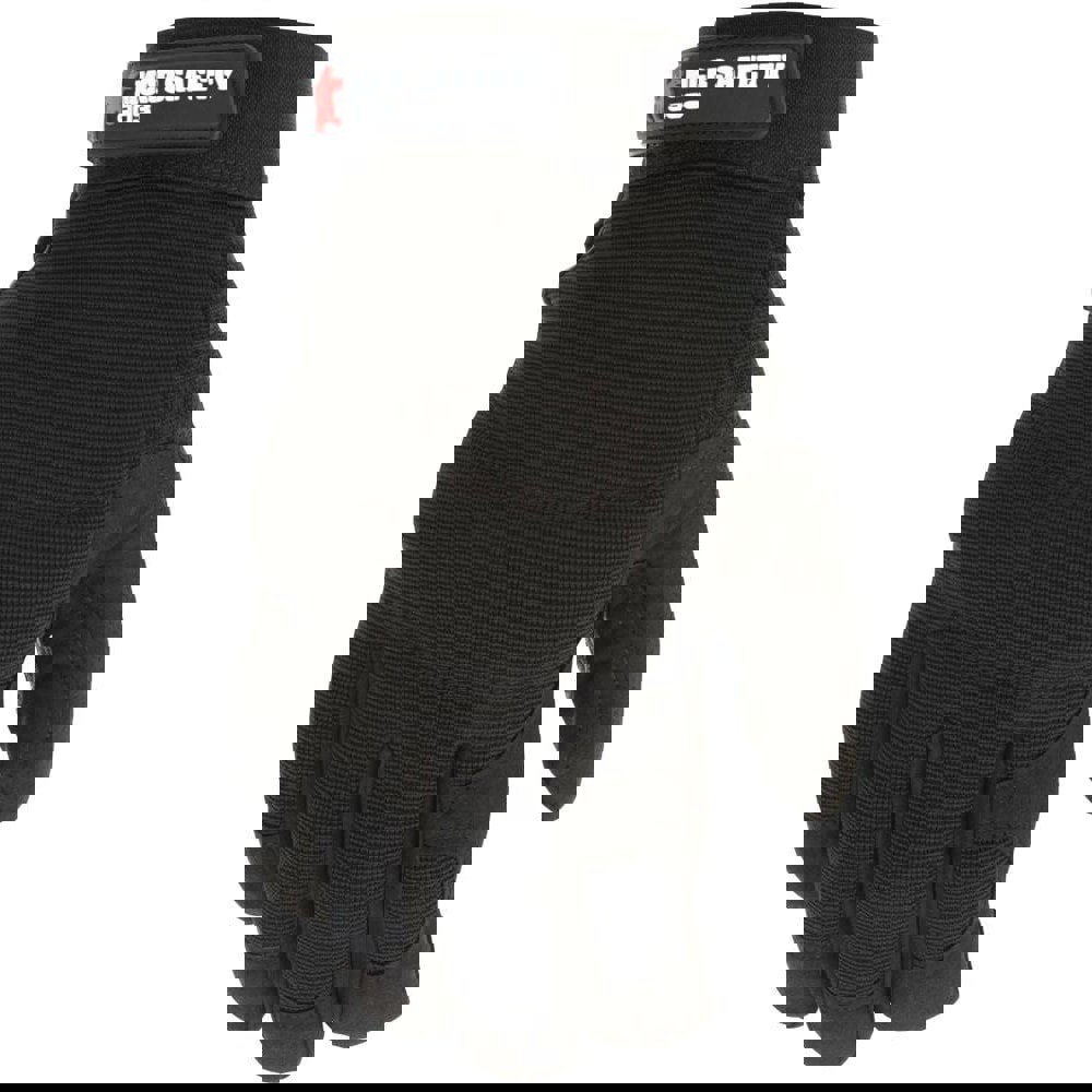 Gloves: Size L, Synthetic Leather